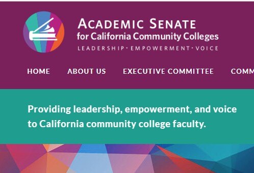 Academic Senate for California Community Colleges website
