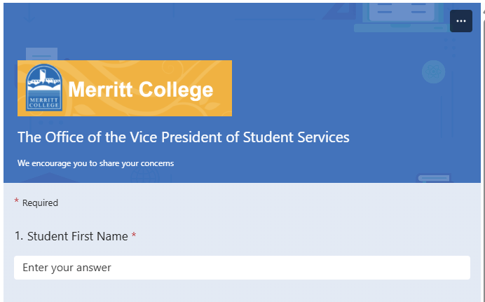 vice president of student services form image 1