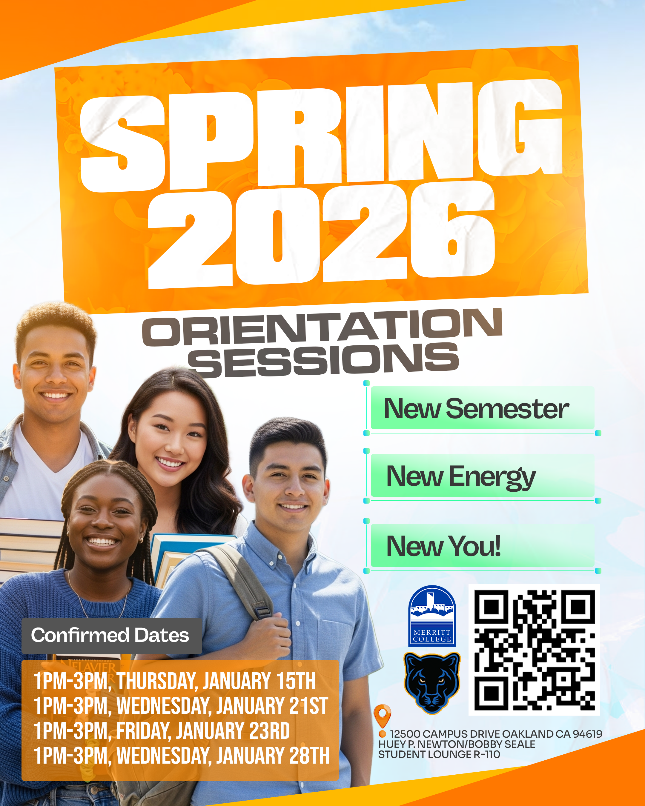 Merritt Spring 2026 Orientation Sessions
