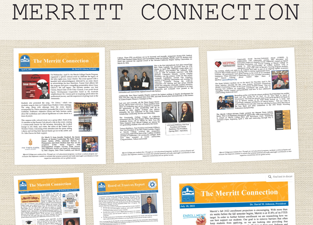 Merritt Connection Newsletter